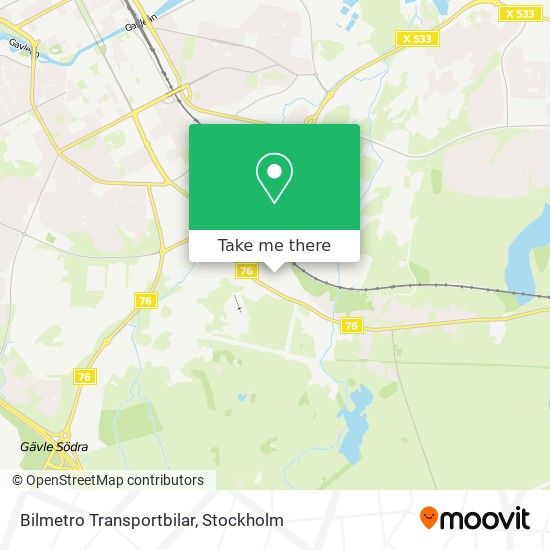 Bilmetro Transportbilar map