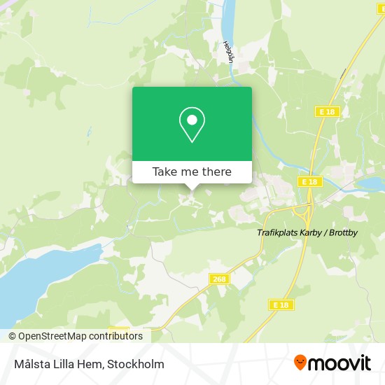 Målsta Lilla Hem map