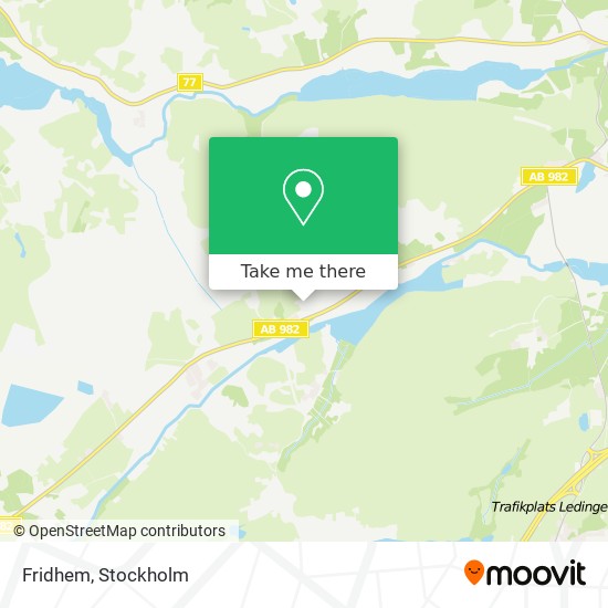 Fridhem map