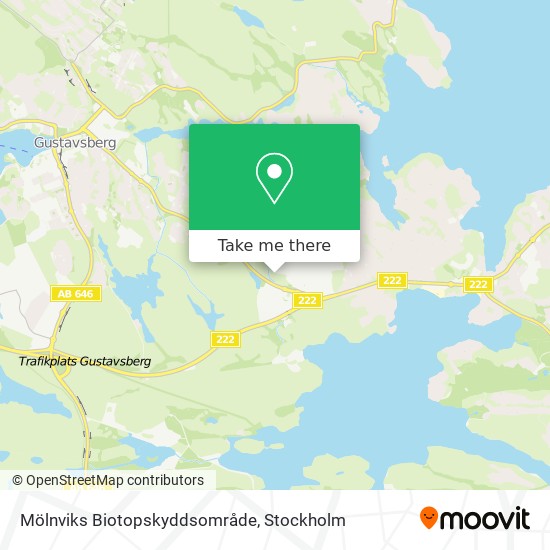 Mölnviks Biotopskyddsområde map