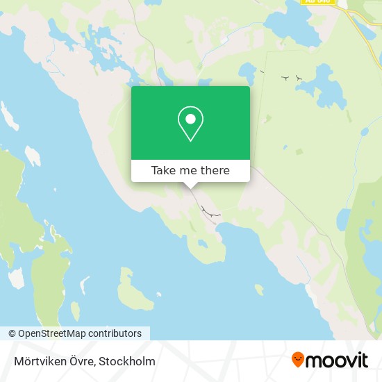 Mörtviken Övre map