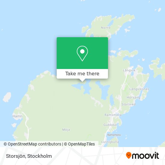 Storsjön map