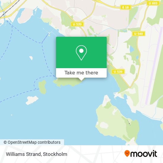 Williams Strand map