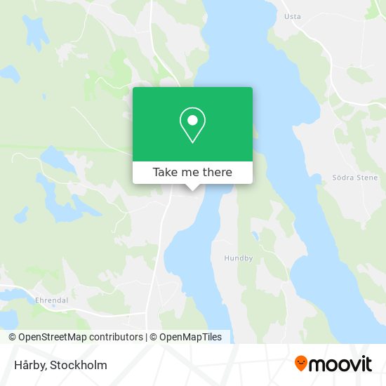 Hårby map