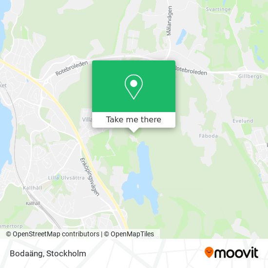 Bodaäng map