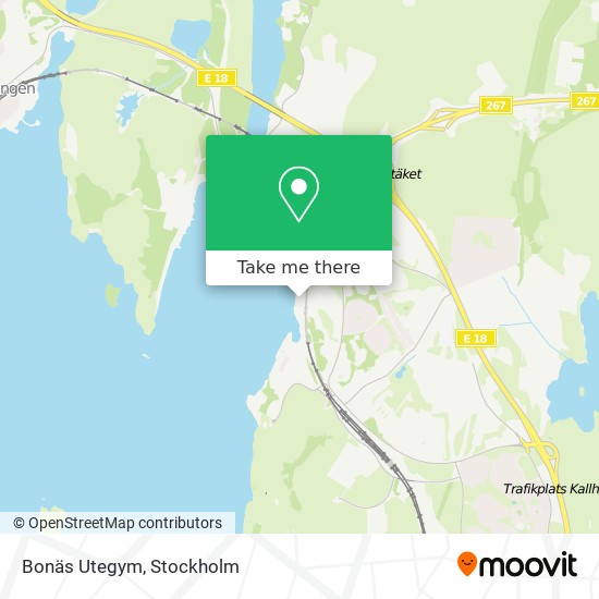 Bonäs Utegym map