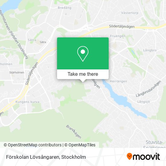 Förskolan Lövsångaren map