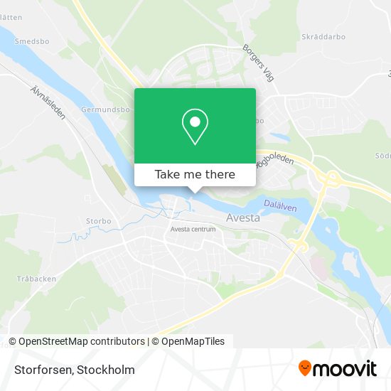 Storforsen map