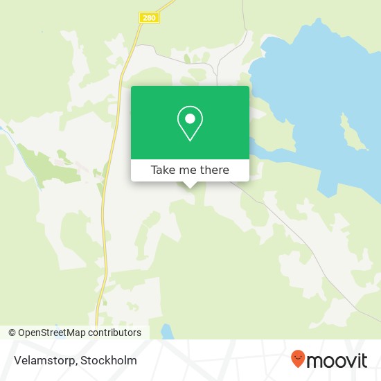 Velamstorp map