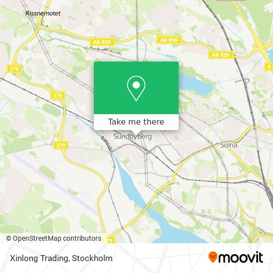 Xinlong Trading map