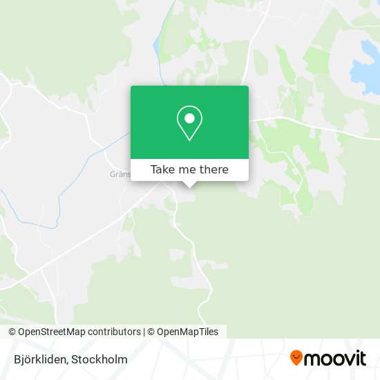 Björkliden map