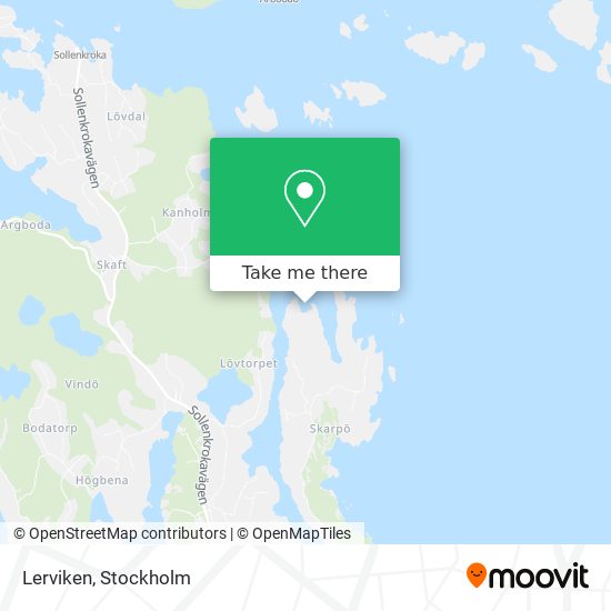 Lerviken map