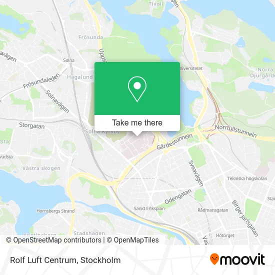 Rolf Luft Centrum map