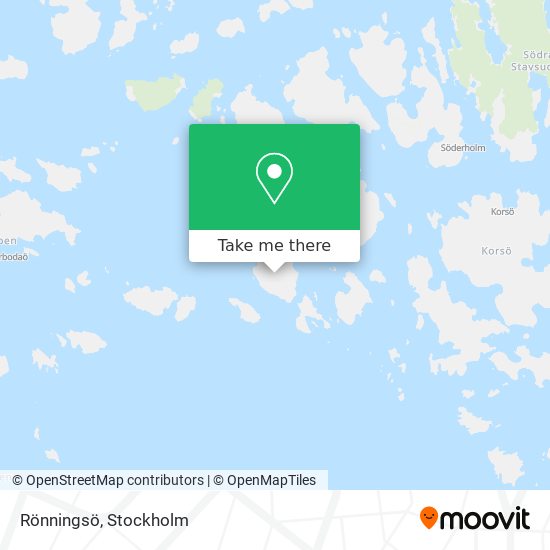 Rönningsö map