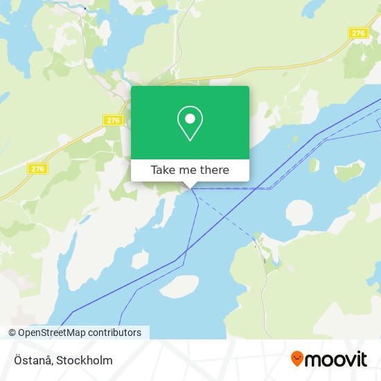 Östanå map