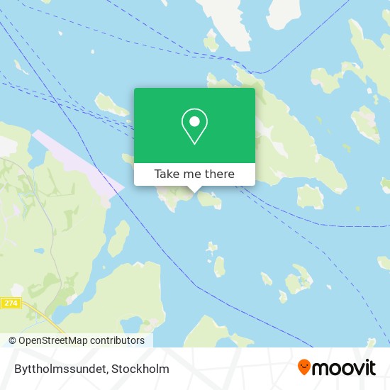 Byttholmssundet map