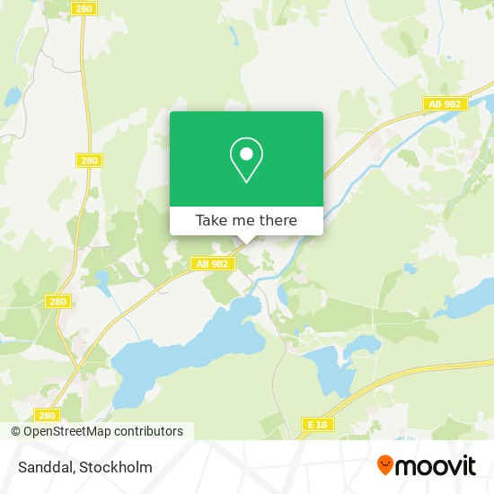 Sanddal map