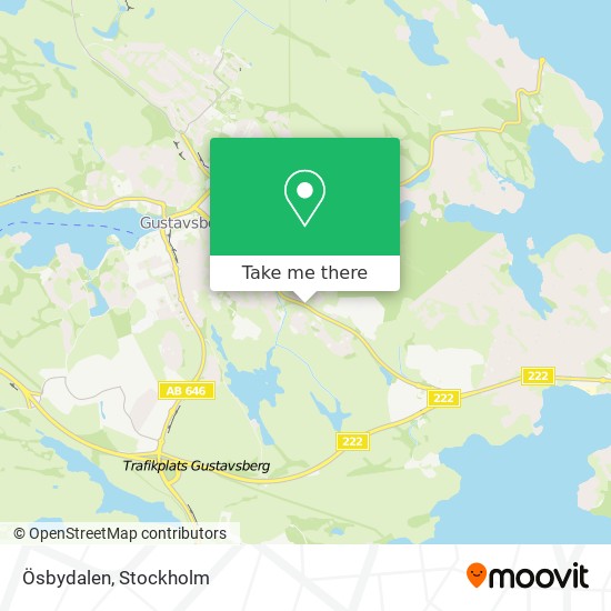 Ösbydalen map