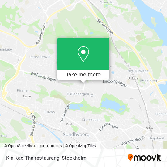 Kin Kao Thairestaurang map