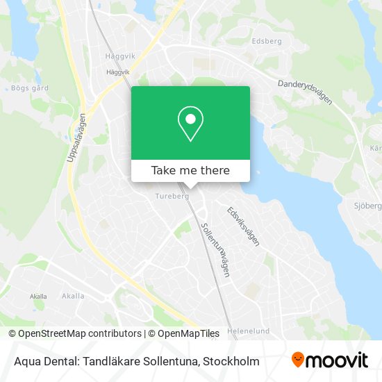 Aqua Dental: Tandläkare Sollentuna map