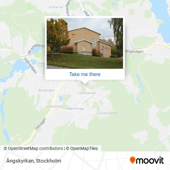 Ängskyrkan map
