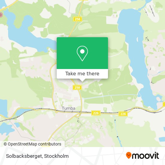 Solbacksberget map