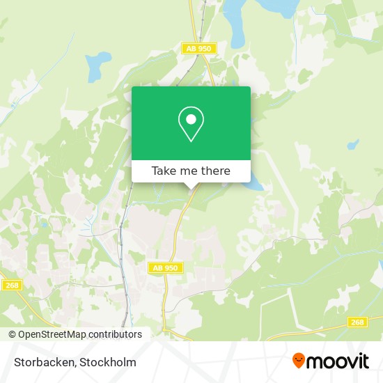 Storbacken map