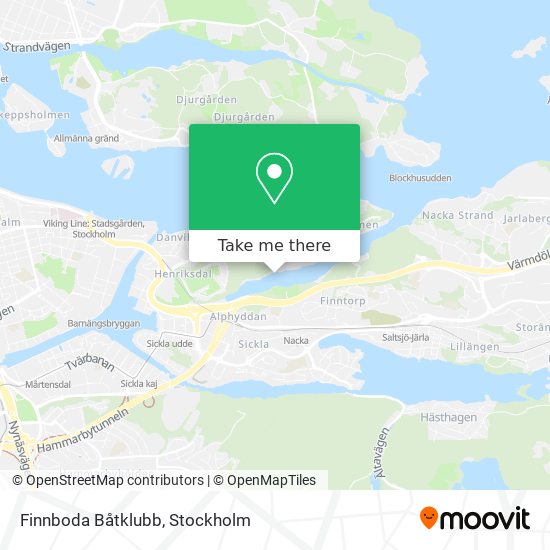 Finnboda Båtklubb map