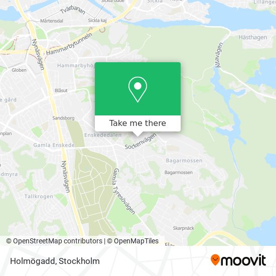 Holmögadd map