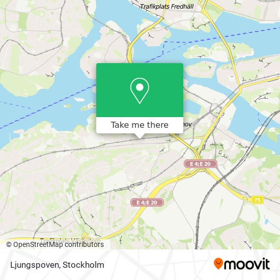 Ljungspoven map