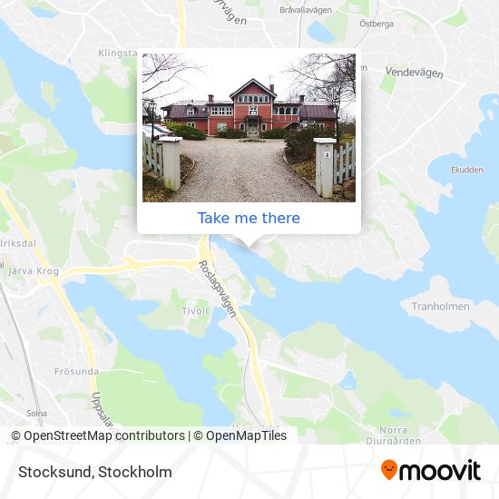 Stocksund map