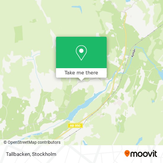 Tallbacken map