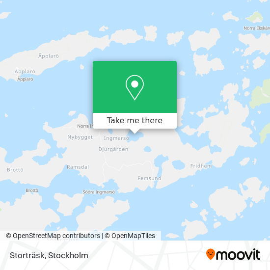 Storträsk map