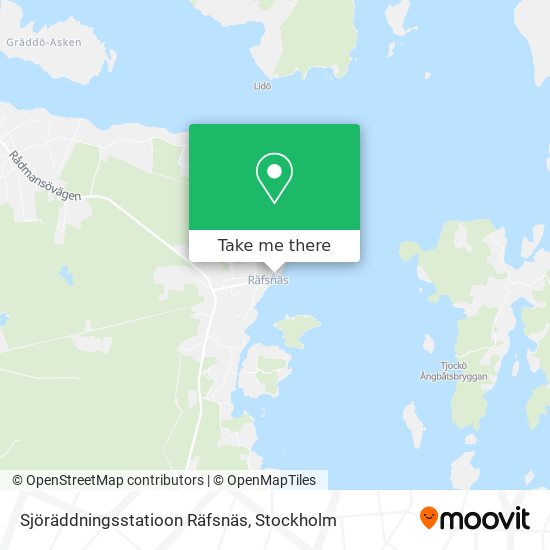 Sjöräddningsstatioon Räfsnäs map