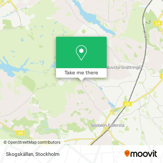 Skogskällan map