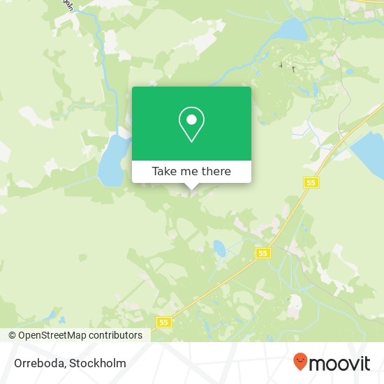 Orreboda map