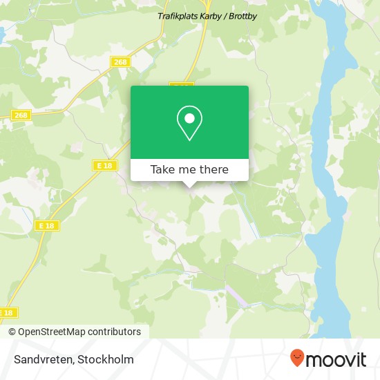 Sandvreten map