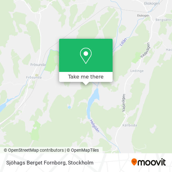 Sjöhags Berget Fornborg map