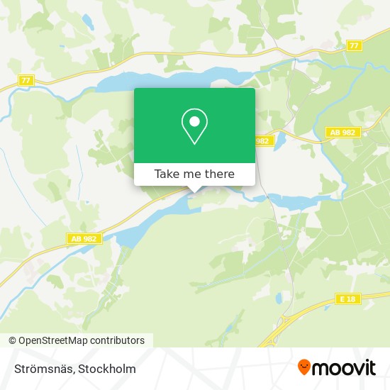 Strömsnäs map