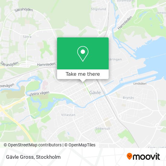 Gävle Gross map