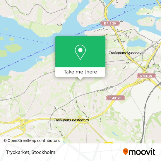 Tryckarket map