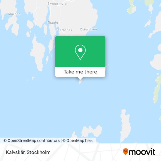 Kalvskär map