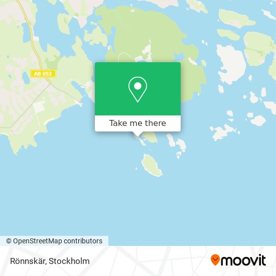 Rönnskär map