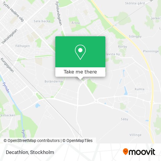 Decathlon map