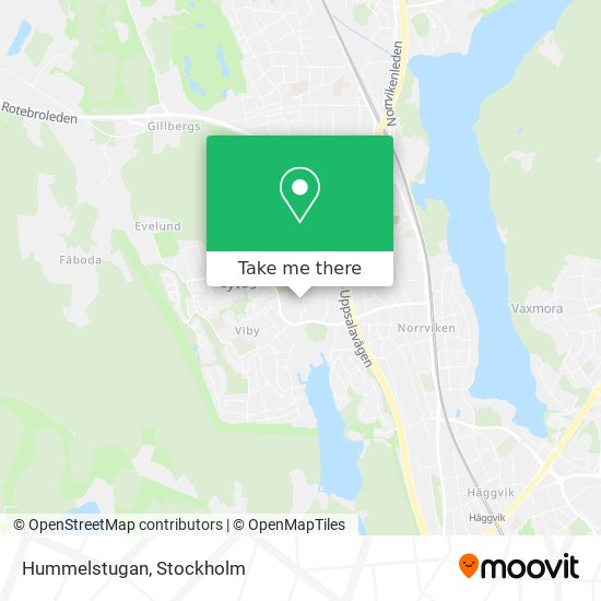 Hummelstugan map