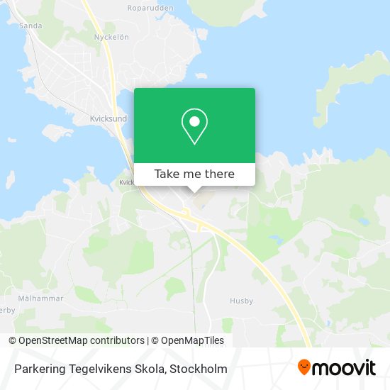 Parkering Tegelvikens Skola map