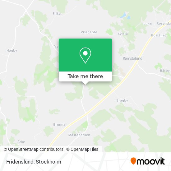 Fridenslund map