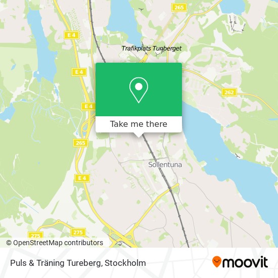 Puls & Träning Tureberg map