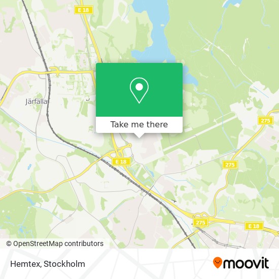Hemtex map