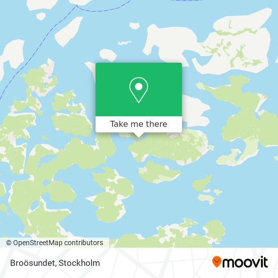 Broösundet map